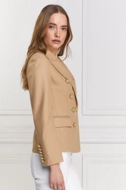 Holland Cooper Blazers|In Stock Tailoring-Knightsbridge Blazer Camel