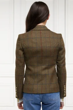 Holland Cooper Blazers|Jackets-Knightsbridge Blazer Glen Green