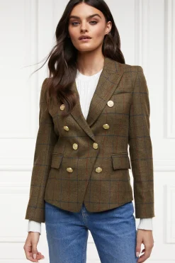 Holland Cooper Blazers|Jackets-Knightsbridge Blazer Glen Green