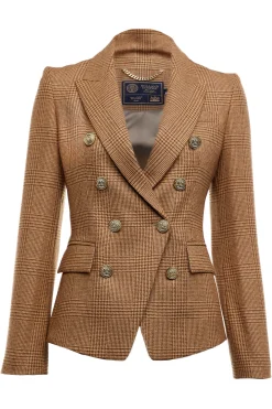 Holland Cooper Blazers|Jackets-Knightsbridge Blazer Tawny