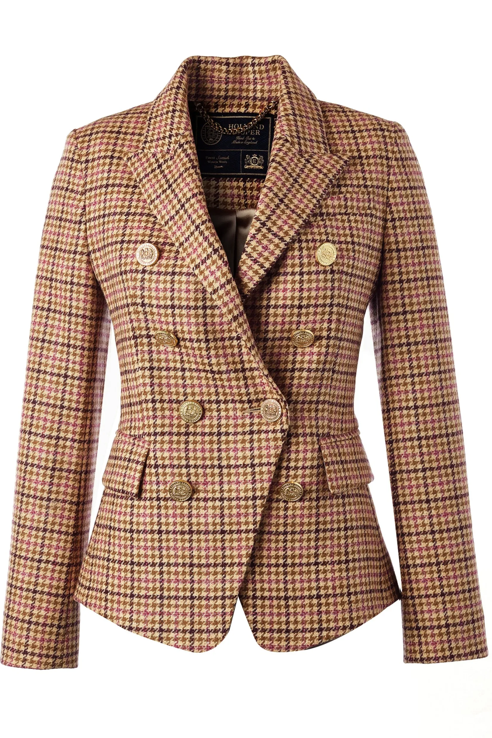 Holland Cooper Blazers|Jackets-Knightsbridge Blazer Sudeley Pink