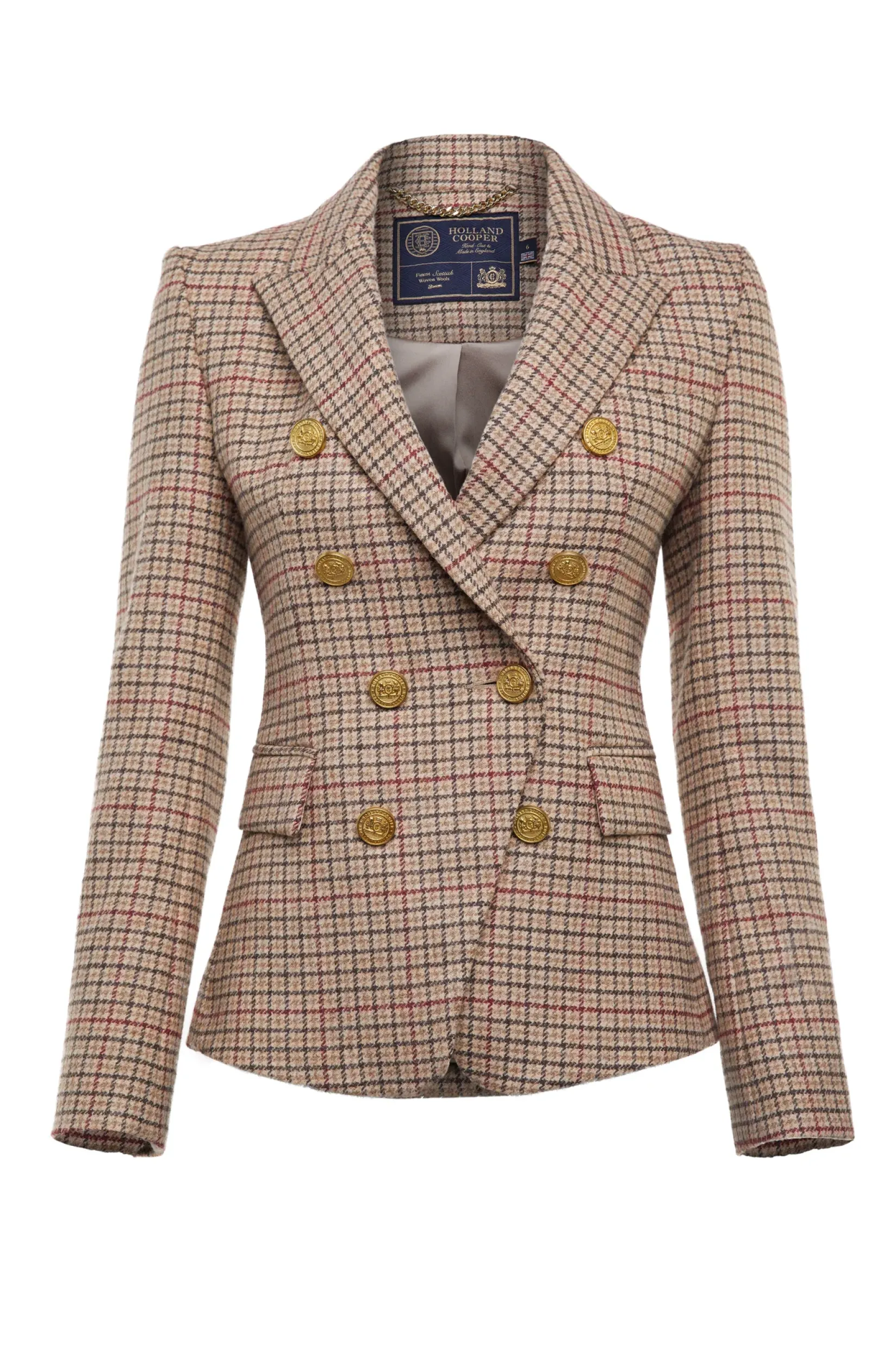 Holland Cooper Blazers|Jackets-Knightsbridge Blazer Charlton Tweed