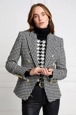 Holland Cooper Blazers|Jackets-Knightsbridge Blazer Houndstooth