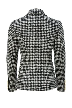Holland Cooper Blazers|Jackets-Knightsbridge Blazer Houndstooth