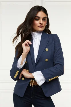 Holland Cooper Blazers|Jackets-Knightsbridge Blazer Denim