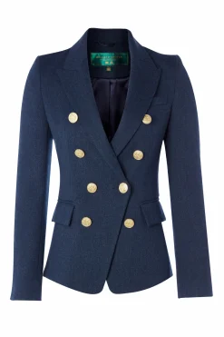 Holland Cooper Blazers|Jackets-Knightsbridge Blazer Denim