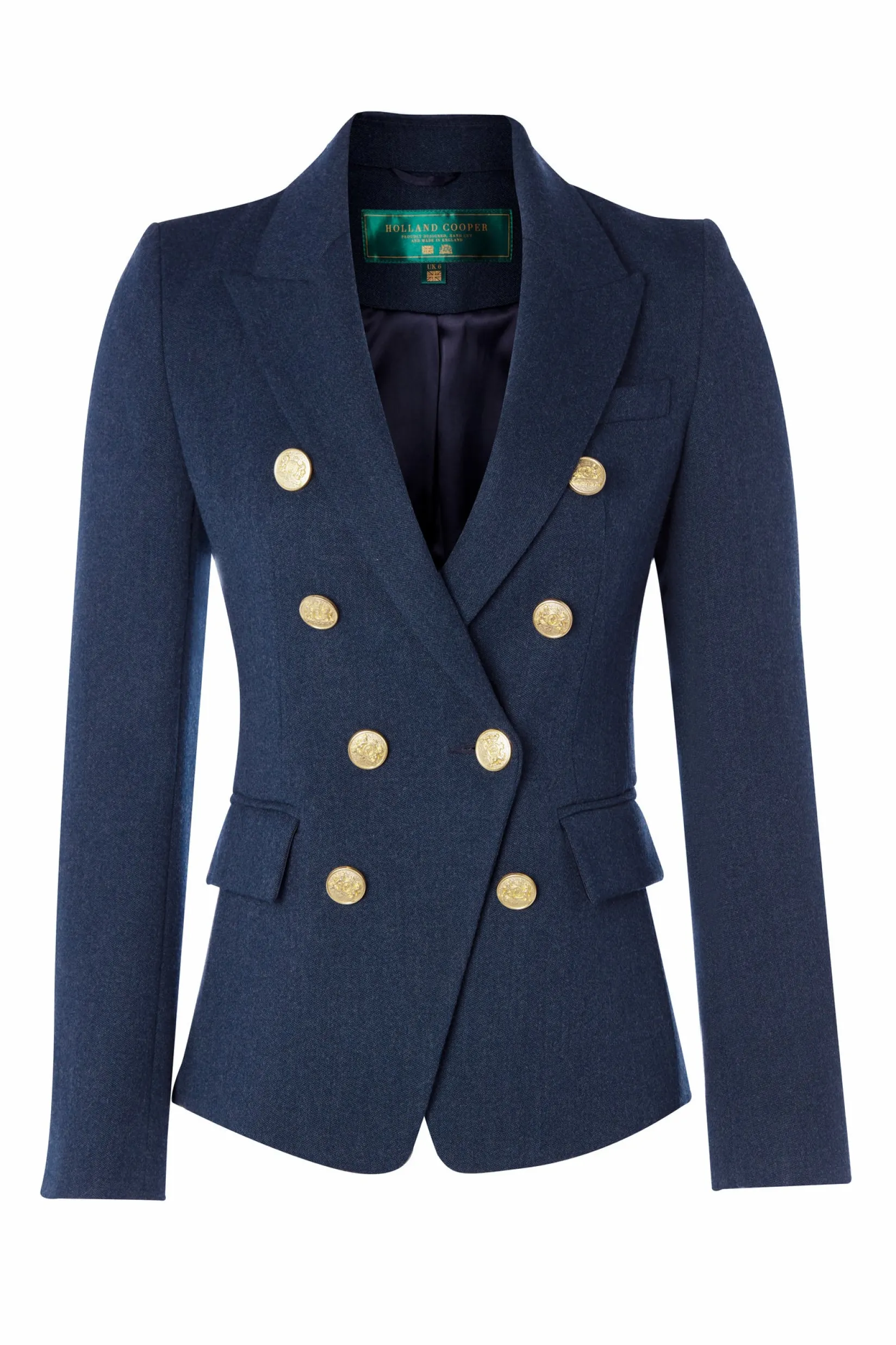 Holland Cooper Blazers|Jackets-Knightsbridge Blazer Denim