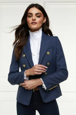 Holland Cooper Blazers|Jackets-Knightsbridge Blazer Denim