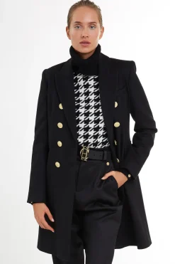 Holland Cooper Coats-Knightsbridge Coat Black