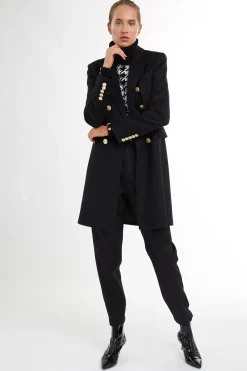 Holland Cooper Coats-Knightsbridge Coat Black