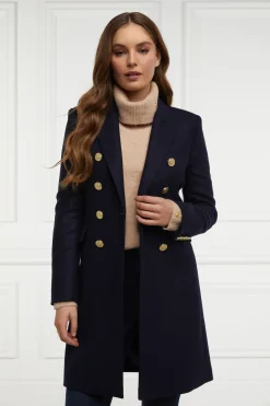 Holland Cooper Coats|In Stock Tailoring-Knightsbridge Coat Navy
