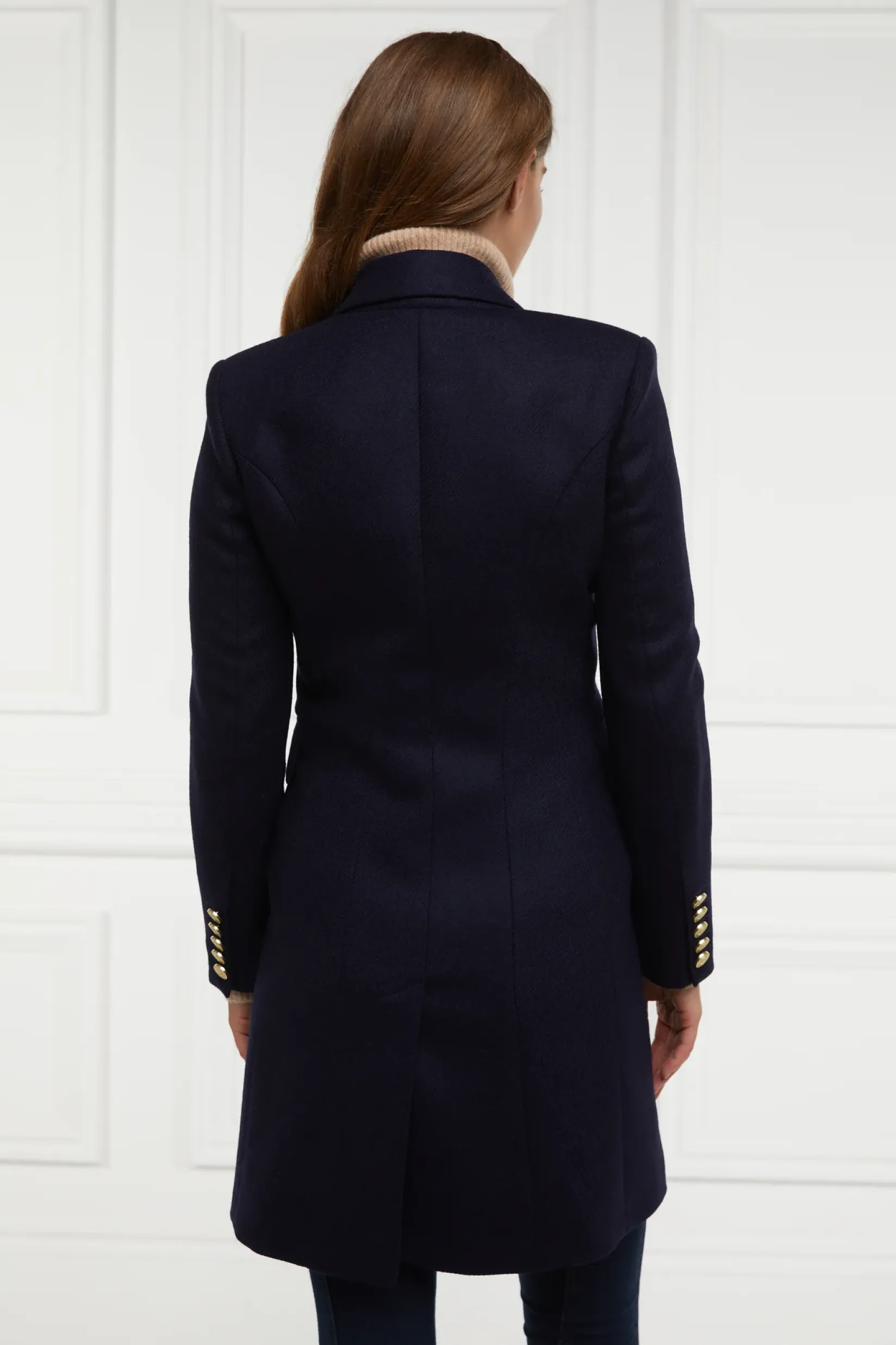 Holland Cooper Coats|In Stock Tailoring-Knightsbridge Coat Navy