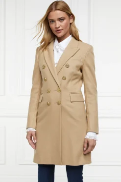 Holland Cooper Coats|In Stock Tailoring-Knightsbridge Coat Camel