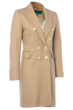 Holland Cooper Coats|In Stock Tailoring-Knightsbridge Coat Camel