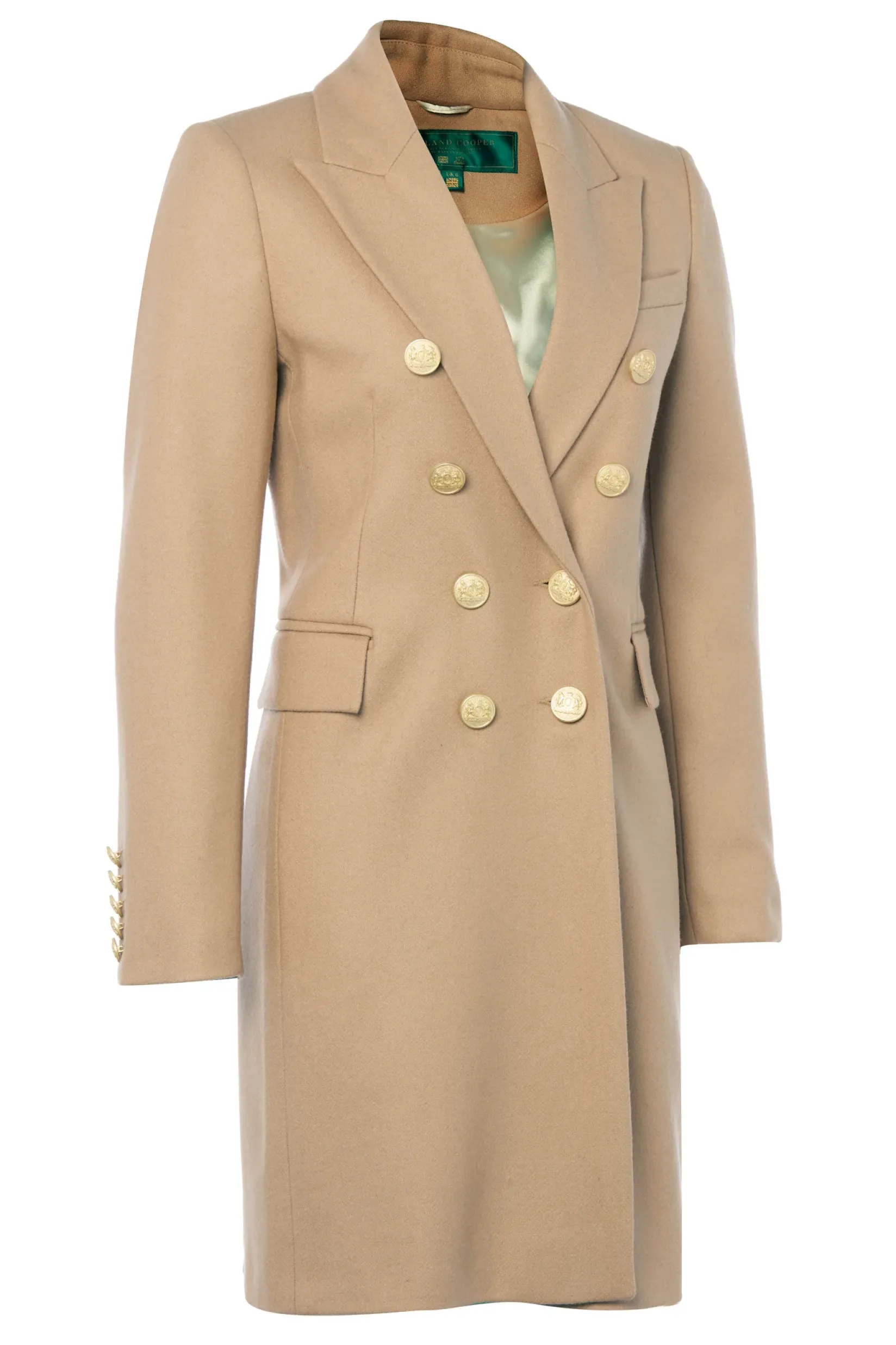 Holland Cooper Coats|In Stock Tailoring-Knightsbridge Coat Camel