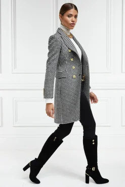 Holland Cooper Coats|In Stock Tailoring-Knightsbridge Coat Houndstooth
