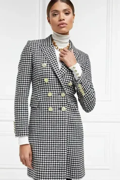Holland Cooper Coats|In Stock Tailoring-Knightsbridge Coat Houndstooth