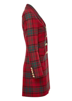 Holland Cooper Coats|In Stock Tailoring-Knightsbridge Coat Red Tartan
