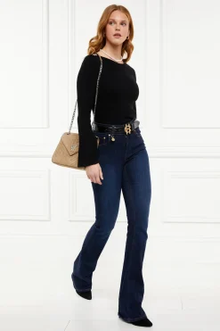 Holland Cooper Shoulder Bags|Bags-Knightsbridge Shoulder Bag Taupe Suede