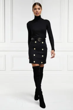 Holland Cooper Skirts|In Stock Tailoring-Knightsbridge Skirt Soft Black