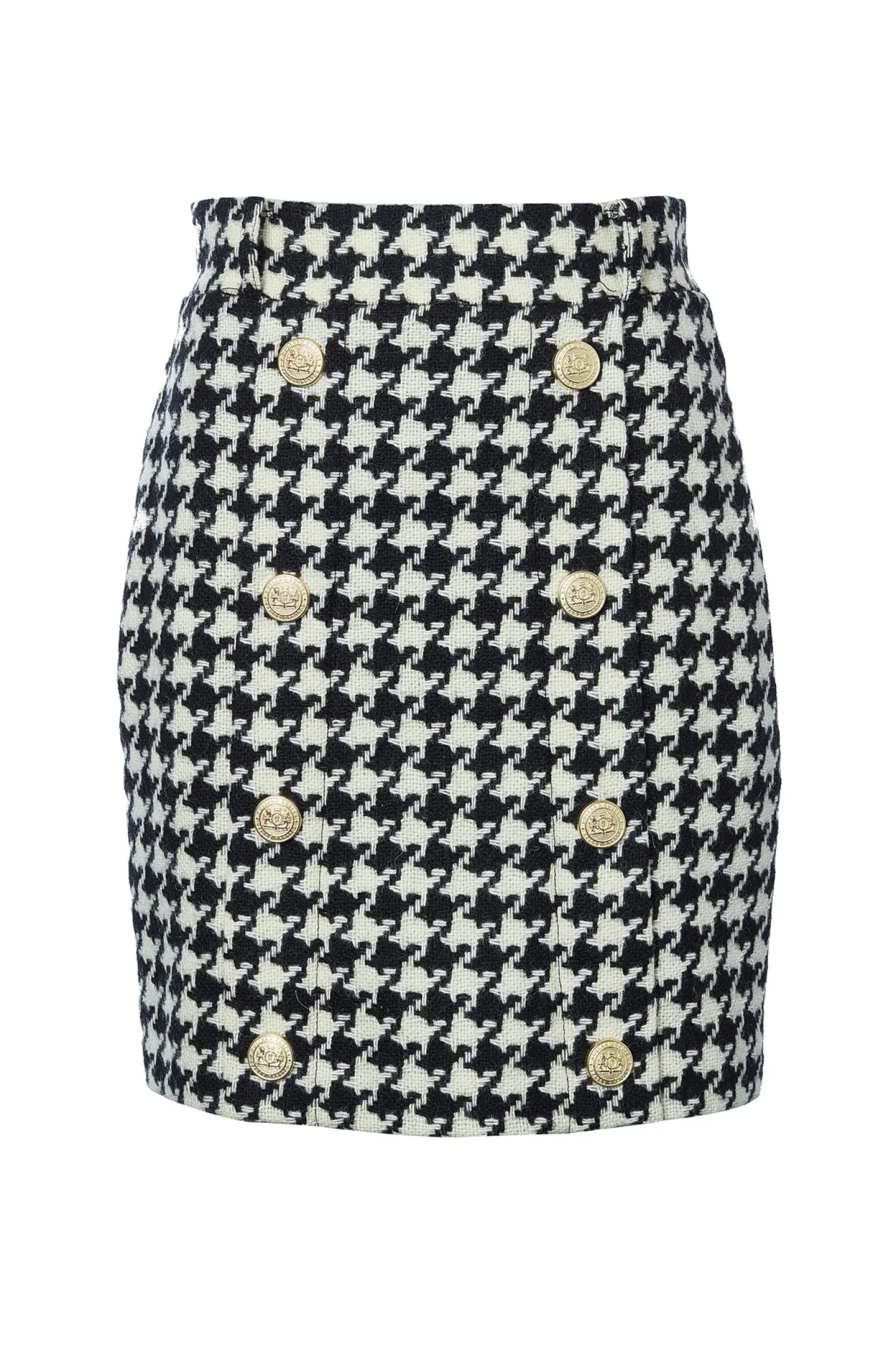 Holland Cooper Skirts-Knightsbridge Skirt Large Scale Houndstooth