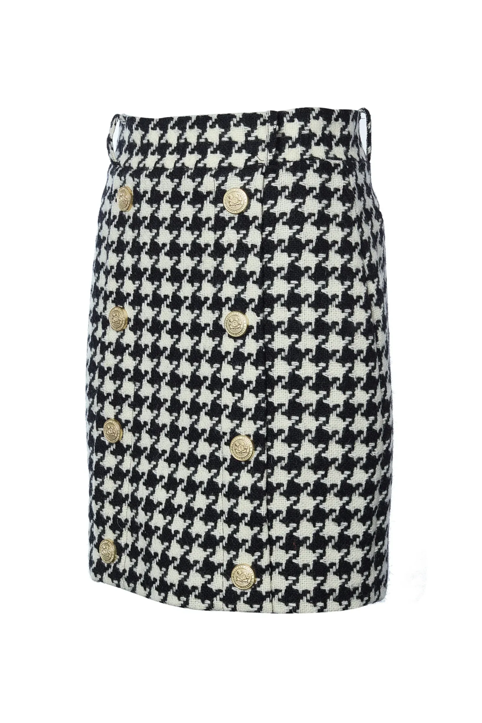 Holland Cooper Skirts-Knightsbridge Skirt Large Scale Houndstooth