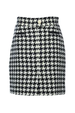 Holland Cooper Skirts-Knightsbridge Skirt Large Scale Houndstooth