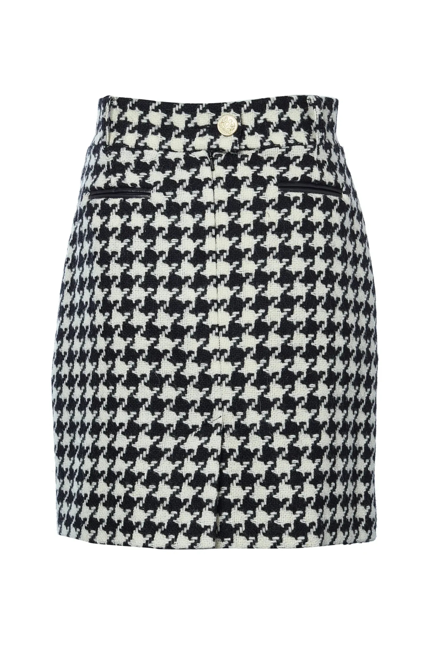 Holland Cooper Skirts-Knightsbridge Skirt Large Scale Houndstooth