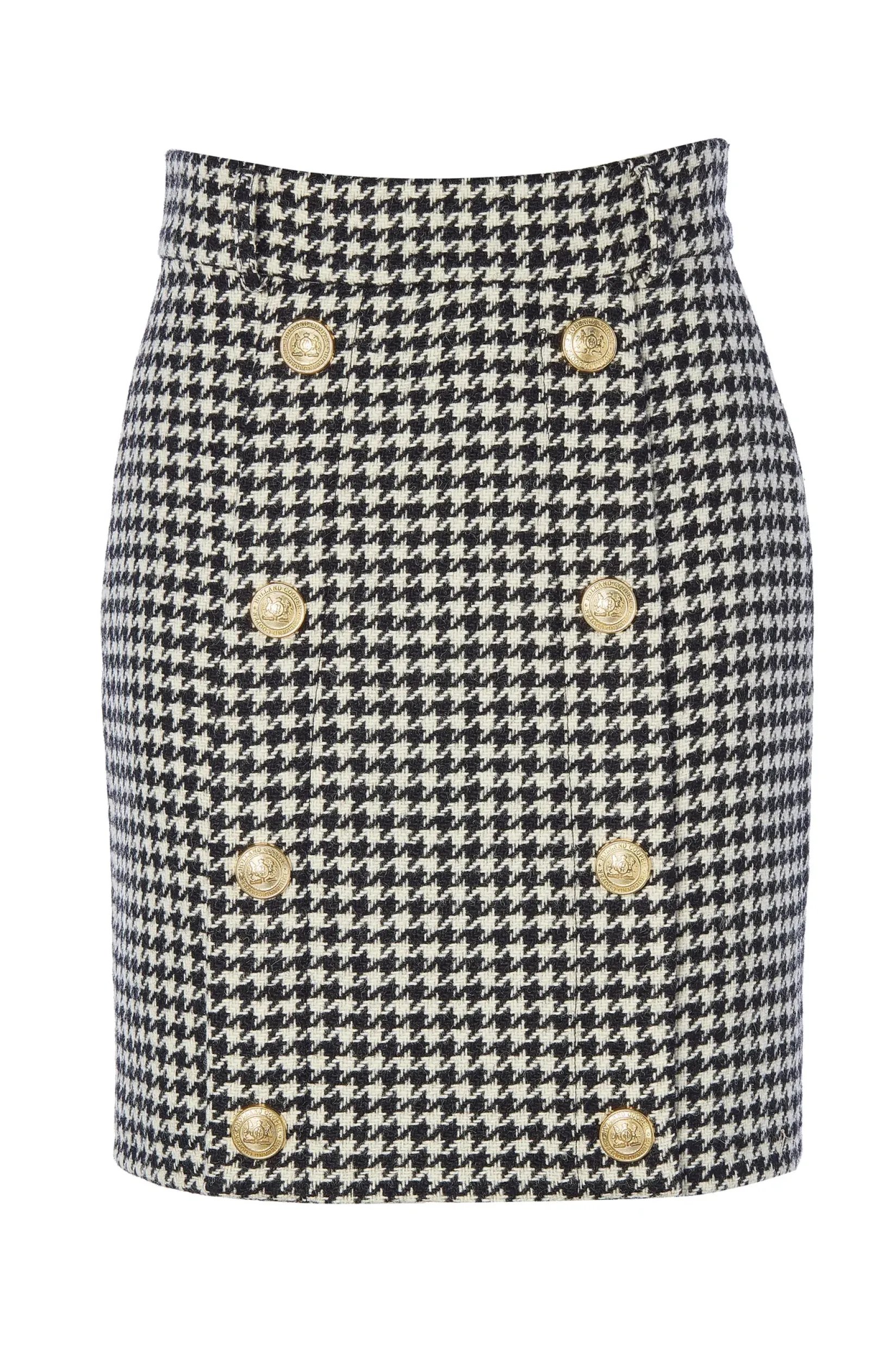 Holland Cooper Skirts|The Date Night Edit-Knightsbridge Skirt Houndstooth