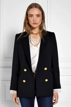 Holland Cooper Shirts & Blouses|Back In Stock-Lace V-Neck Blouse Oyster