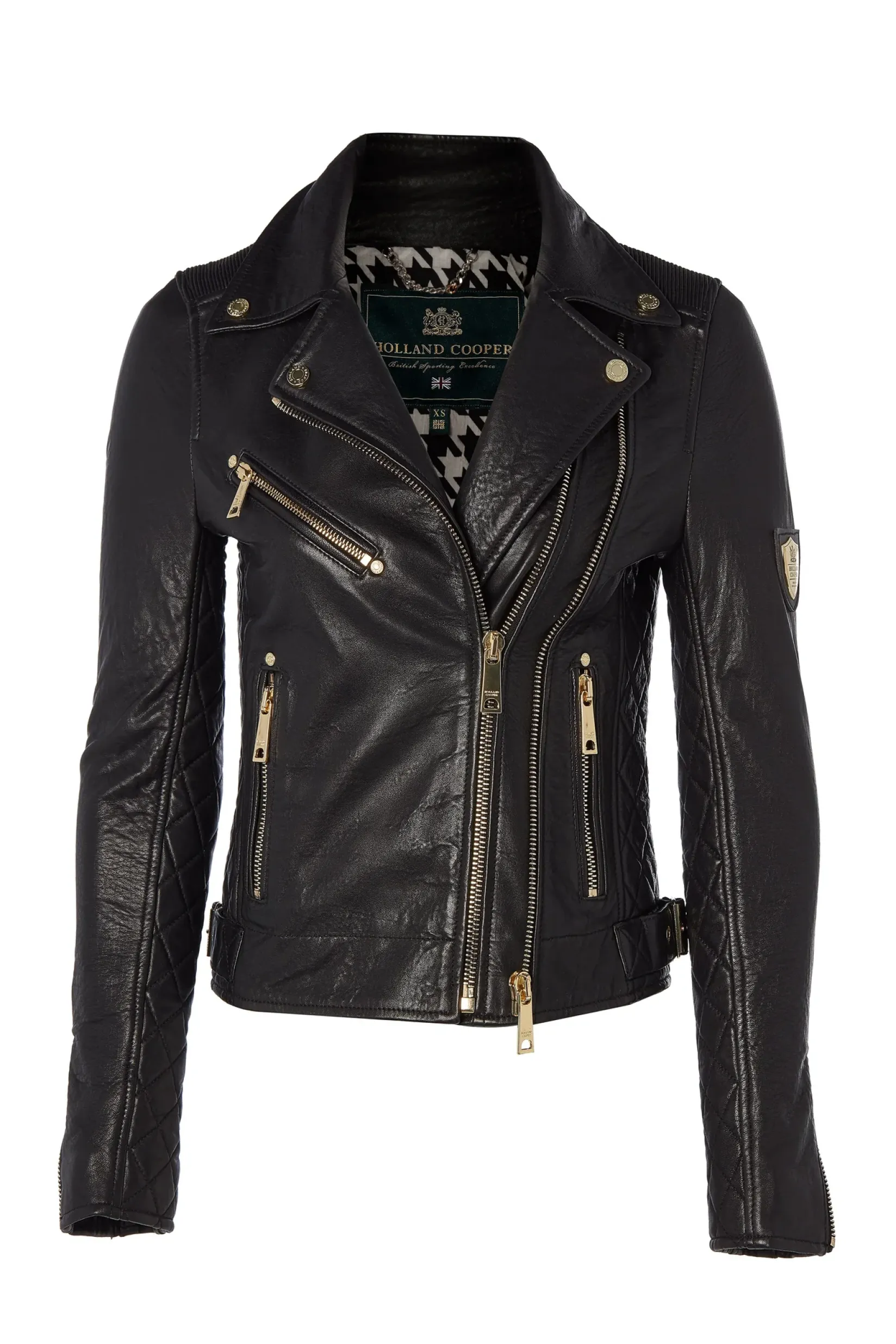 Holland Cooper Jackets|Wardrobe Staples-Leather Biker Jacket