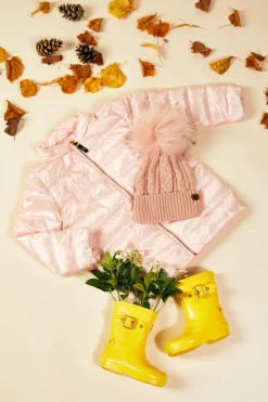 Holland Cooper Little Gifting|The Coat Den-Little Hewitts Puffer Light Pink
