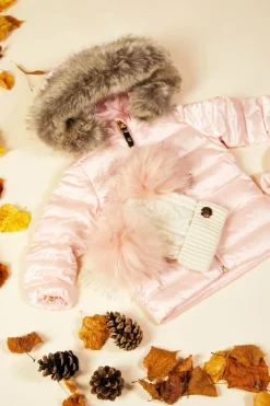 Holland Cooper Little Gifting|The Coat Den-Little Hewitts Puffer Light Pink