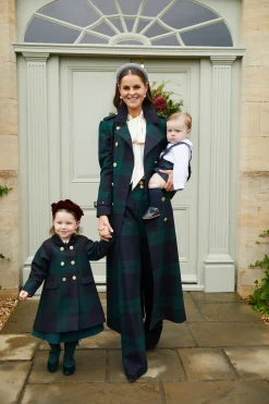 Holland Cooper Little Gifting|The Coat Den-Little Town Coat Blackwatch