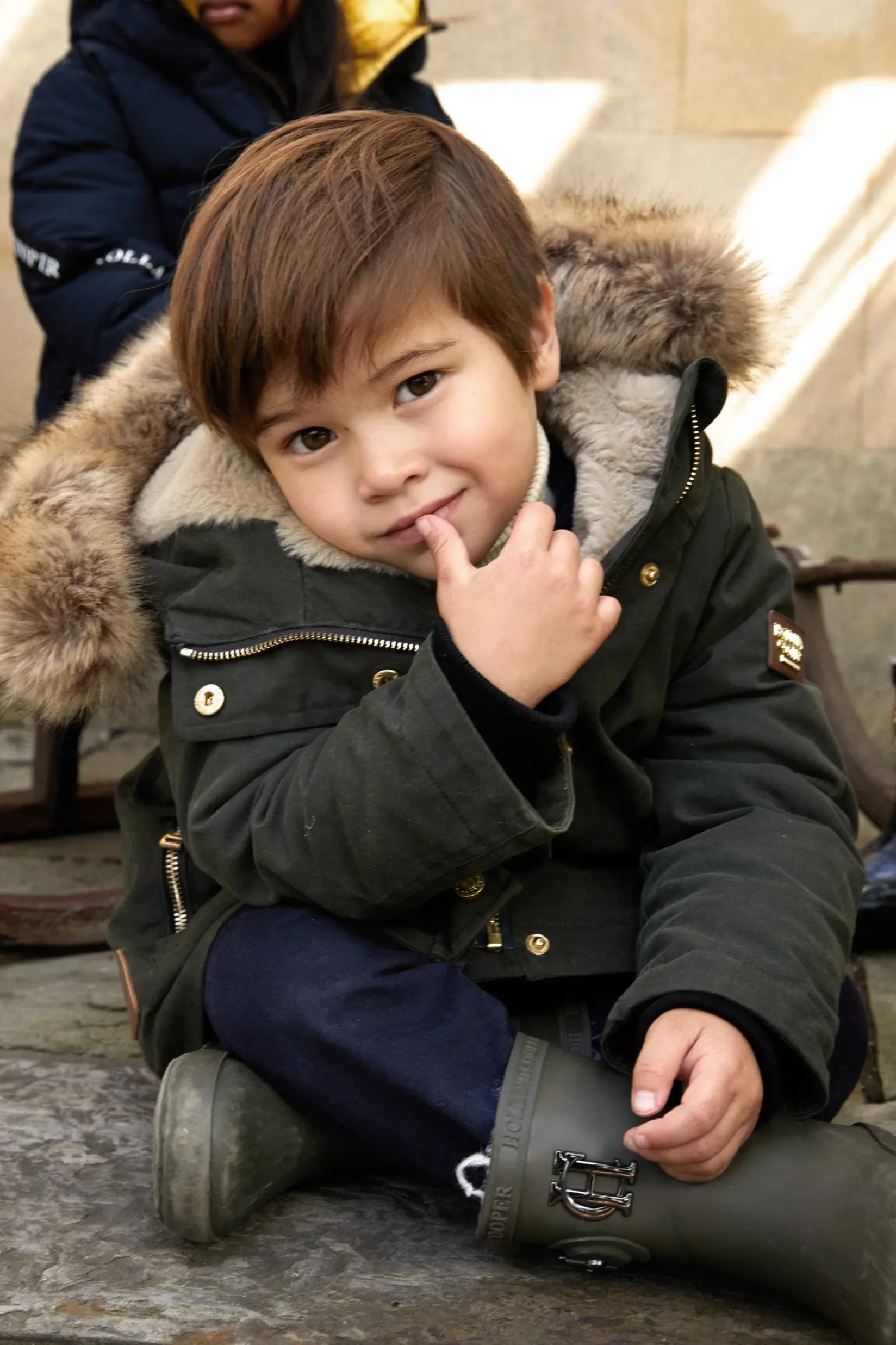 Holland Cooper Little Gifting|The Wellie Den-Little Wellie - Toddler Dinosaur Green