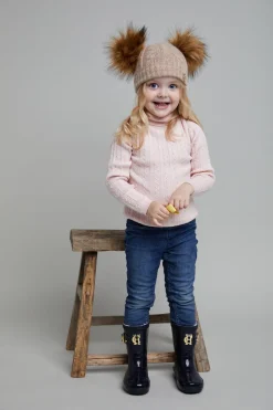 Holland Cooper Little Gifting|The Wellie Den-Little Wellie - Toddler Midnight Feast Navy Croc