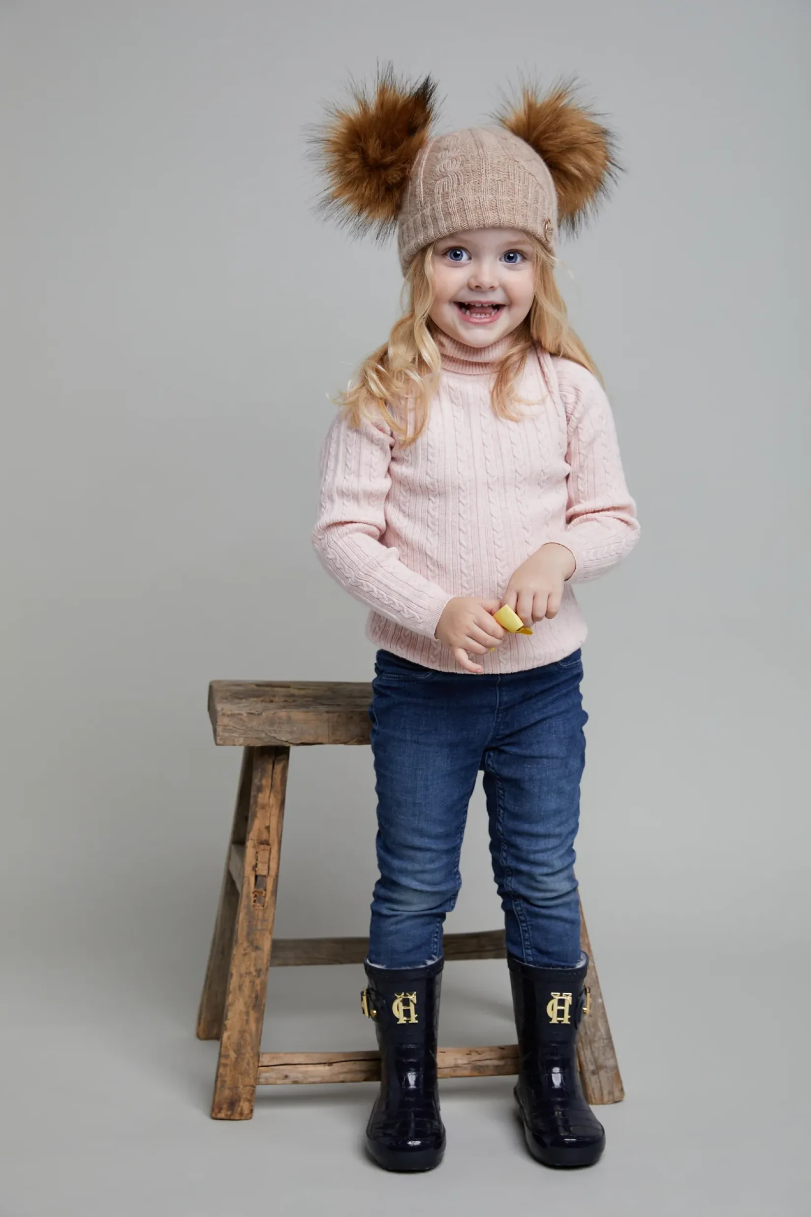 Holland Cooper Little Gifting|The Wellie Den-Little Wellie - Toddler Midnight Feast Navy Croc
