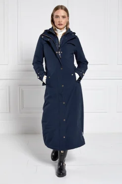 Holland Cooper Jackets|Shop By Product-Longline Training Coat Ink Navy
