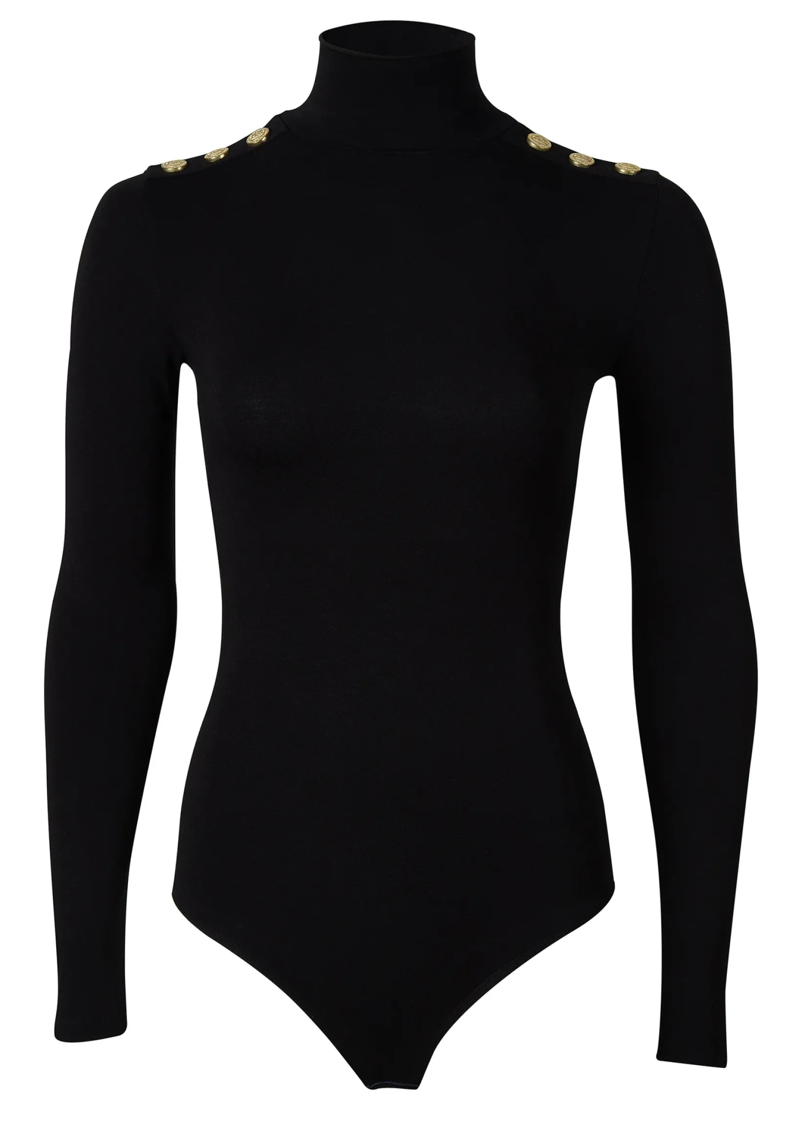 Holland Cooper Bodysuits|Workwear Wardrobe-Long Sleeve Bodysuit Black