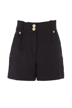 Holland Cooper Shorts|In Stock Tailoring-Luxe Tailored Short Black Barathea