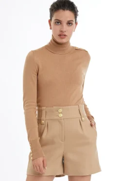 Holland Cooper Shorts|Wardrobe Staples-Luxe Tailored Short Camel
