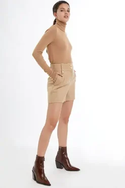 Holland Cooper Shorts|Wardrobe Staples-Luxe Tailored Short Camel