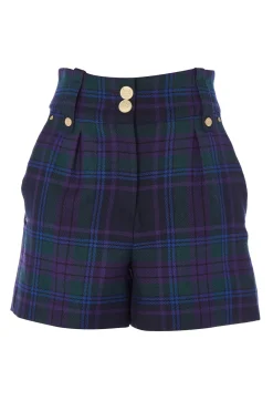 Holland Cooper In Stock Tailoring|Shorts-Luxe Tailored Short Heather Tartan