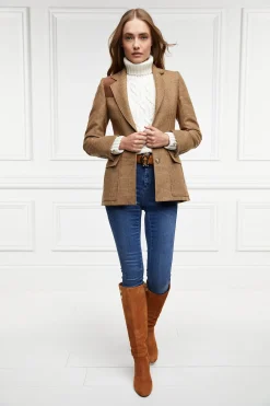 Holland Cooper Gifts For Her|Boots-Marlborough Knee Boot Tan