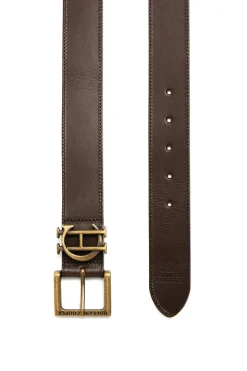 Holland Cooper Gifts For Him|Accessories-Men's Classic Belt Chocolate
