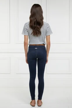 Holland Cooper Gifts For Her|Jeans-Mid-Rise Jodhpur Jean Deep Indigo
