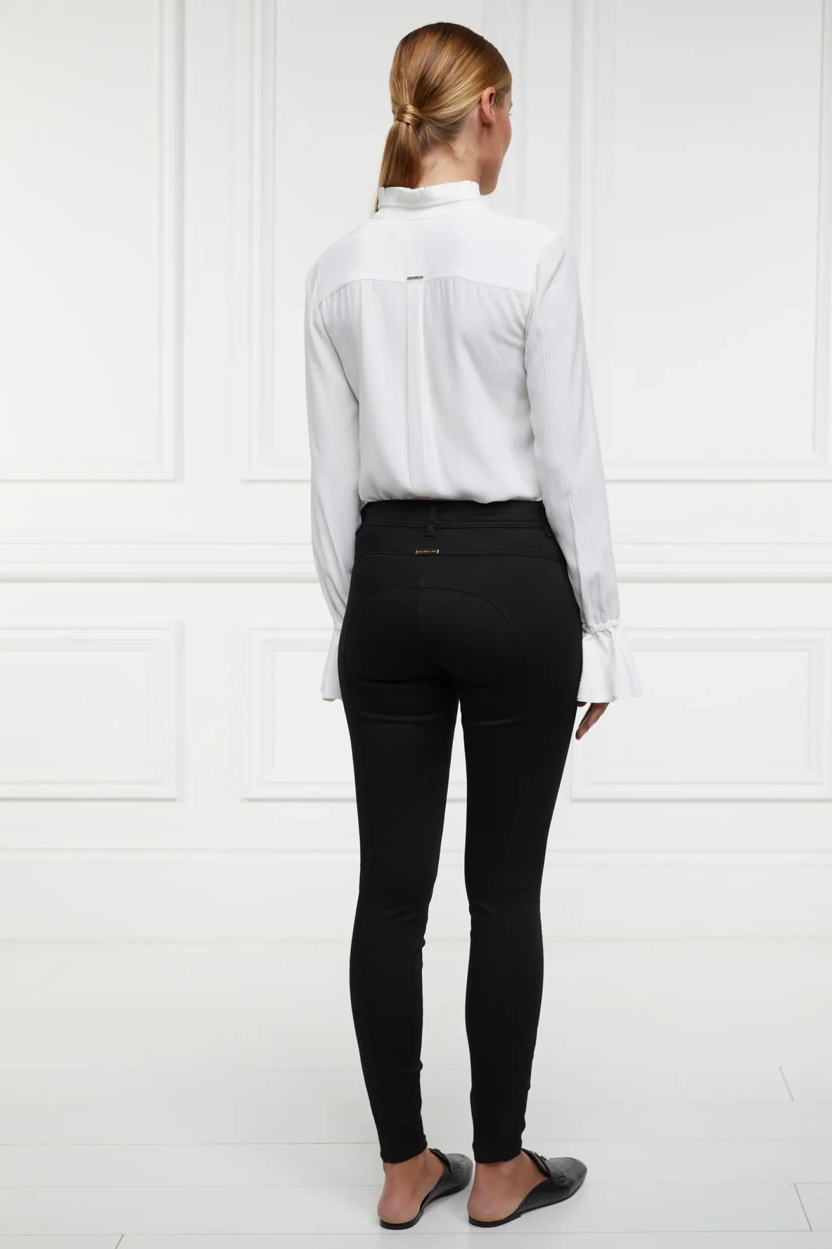 Holland Cooper Jeans|Shop By Product-Mid-Rise Jodhpur Jean Black
