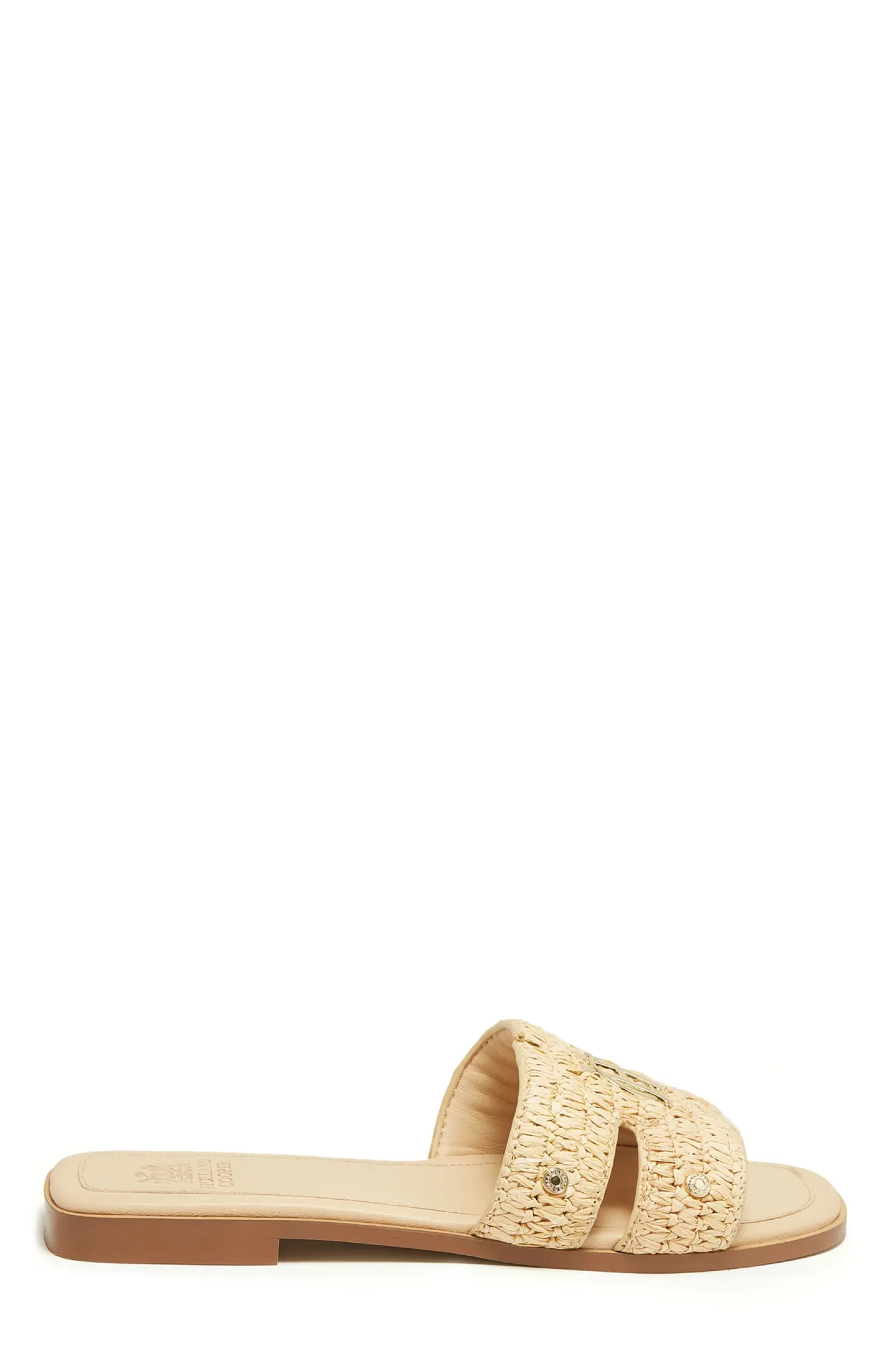 Holland Cooper Sandals|Footwear-Monogram Slides Natural Straw