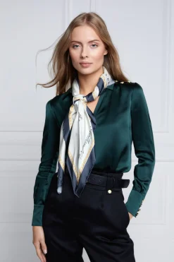Holland Cooper The Perfect Gesture|Scarves-Silk Scarf Nine Horse