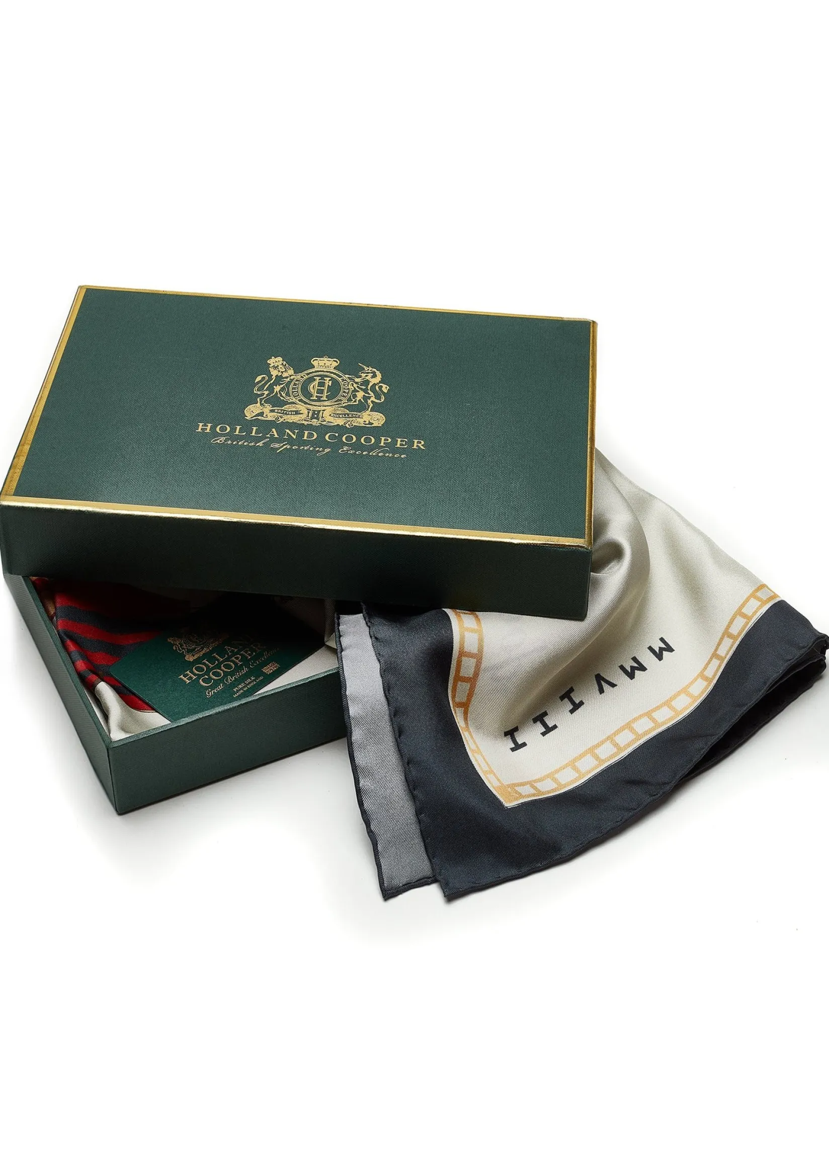 Holland Cooper The Perfect Gesture|Scarves-Silk Scarf Nine Horse